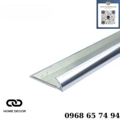 Nẹp nhôm bo góc tròn ATR100 (S), màu inox