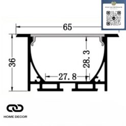 Đèn led thanh nhôm G-6536